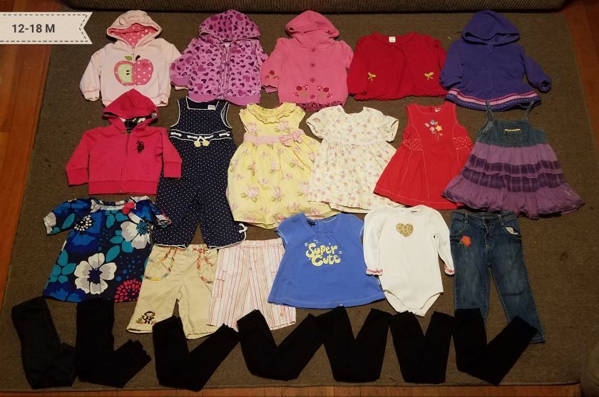 Girls- (12-18 M) Lot (24 nice pieces)
