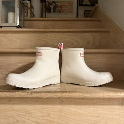 Hunter Play Vegan Shearling Short Rain Boots