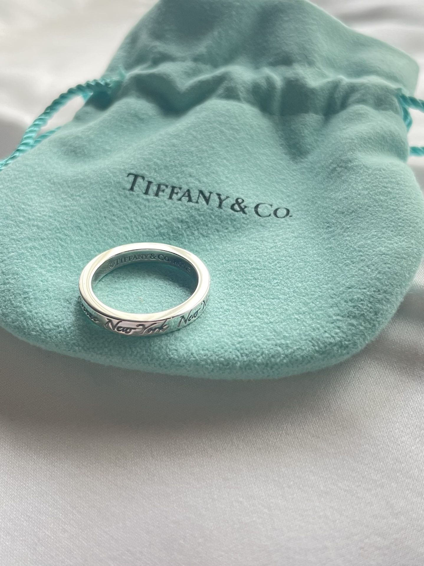 Tiffany&co Silver Band Ring
