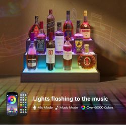 Brand New In Box Modern Liquor Display Cabinet With LED Lights!!!