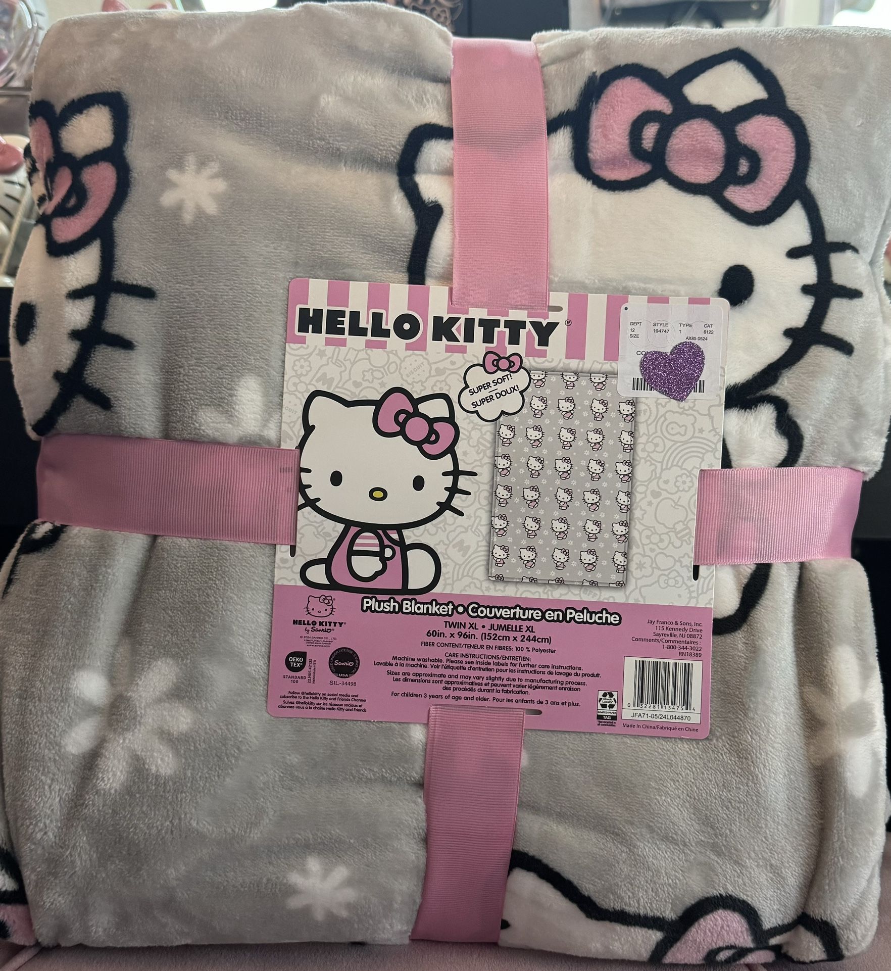 Hellokitty Twin blanket