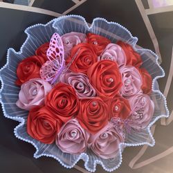 Eternal Ribbon Roses 