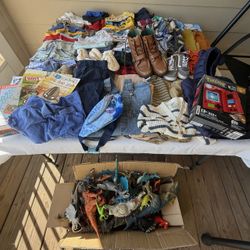 Huge Boys Clothing, Shoes, Toys, Dinosaur & Books Bundle – Pokémon