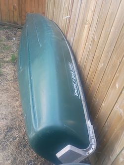 Coleman Scanoe with electric trolling motor and battery