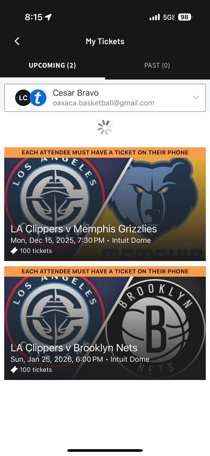 20 Tickets For Clippers Game Tomorrow 20