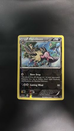 Mandibuzz Pokémon Card 58/124 Holo Rare