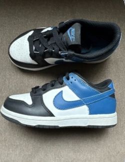 Toddler Kids Nike Dunk Blue and Black size 10c