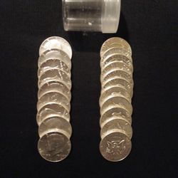 Roll of 1964 Kennedy Half Dollar .