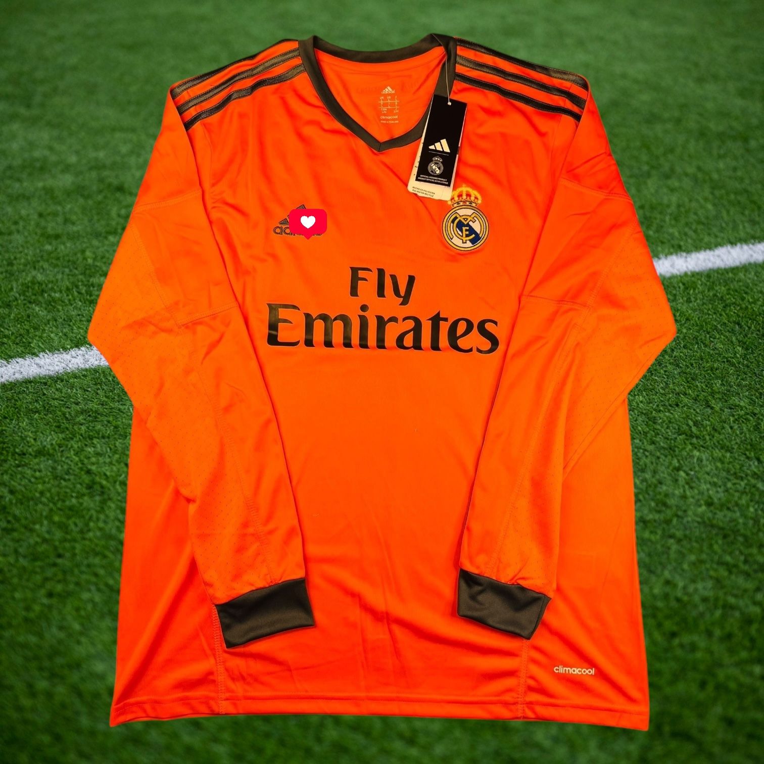Real Madrid retro Jersey long sleeve Ronaldo size L