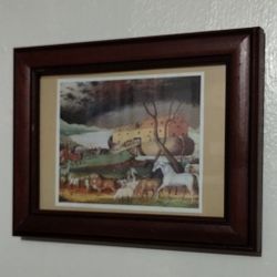 1993 PHILADELPHIA MUSEUM OF ARK NOA'S ARK - PRINT 8.5"×6.5" - A80 