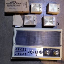 NuTone 2067-2068 Intercome + 4 NuTone Model 412 door speakers