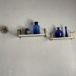 2 marble shelves and wall decoration 