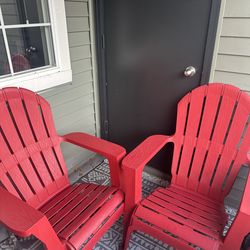 Adirondack chairs