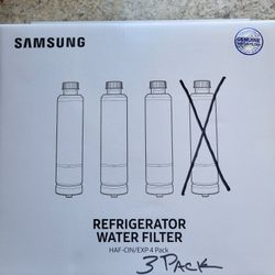3 GENUINE SAMSUNG Water Filters for Samsung Refrigerators