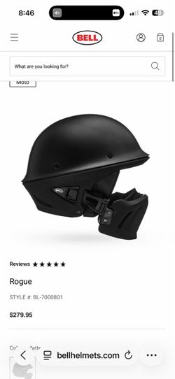 Bell rouge helmet