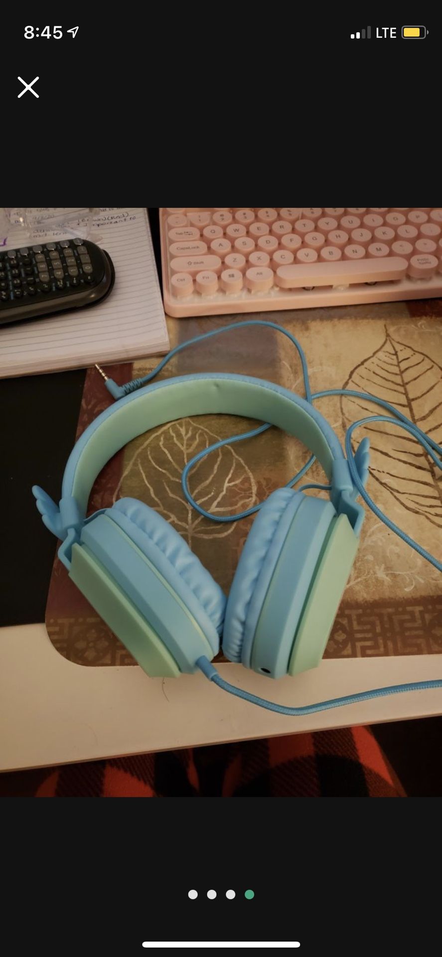 Blue Headphones