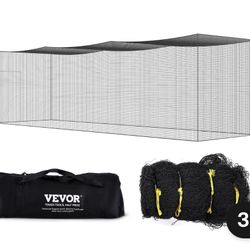 VEVOR 35FT Softball Baseball Cage Netting Heavy Duty PE Pitching Batting Net