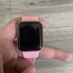 Pink apple watch 