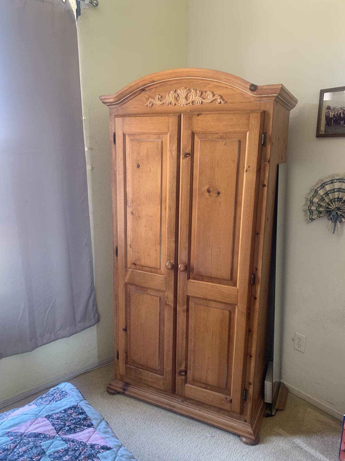 Wood armoire