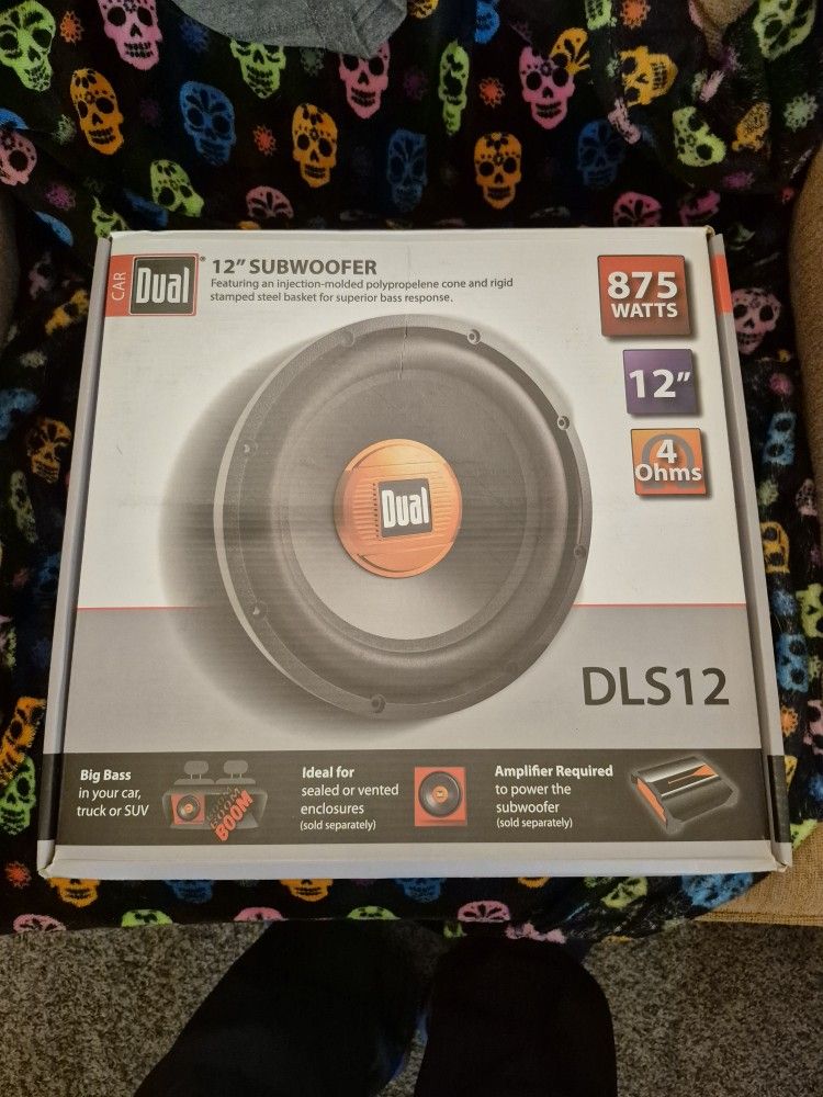 Dual 12" Subwoofer New