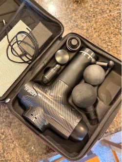 Legiral Deep Tissue Percussion Massage Gun w/ Carrying Case & 6 Attachments
