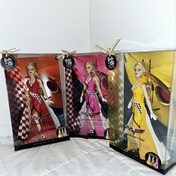 3 CORVETTE BARBIE DOLLS  COLECTION