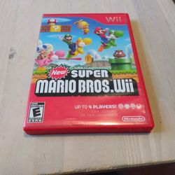 New Super Mario Bros Wii CASE ONLY 