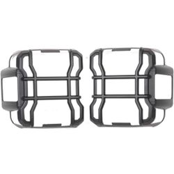 Taillight Cover Guard for Wrangler JL 2018 2019 2020 2021 2022 2023 LED Tail Light Decorative Trim Car Accessories ABS Black