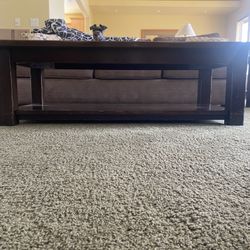 Pottery Barn Wood Coffee Table 