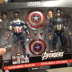 MARVEL LEGEND CAPTAIN AMERICA 2 PACK
