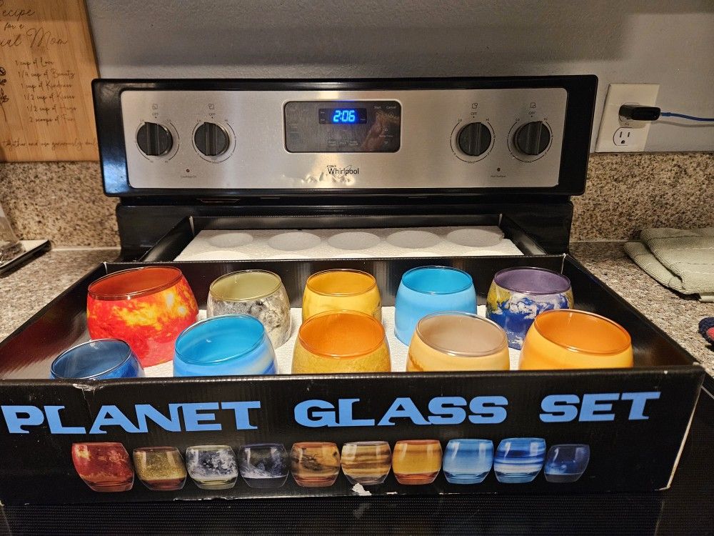 Planet glass set