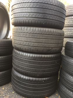295/40/20 Michelin set of used tires in great condition 60-70% tread 300$ for 4 . Installation and balance available, wheel alignment available, road