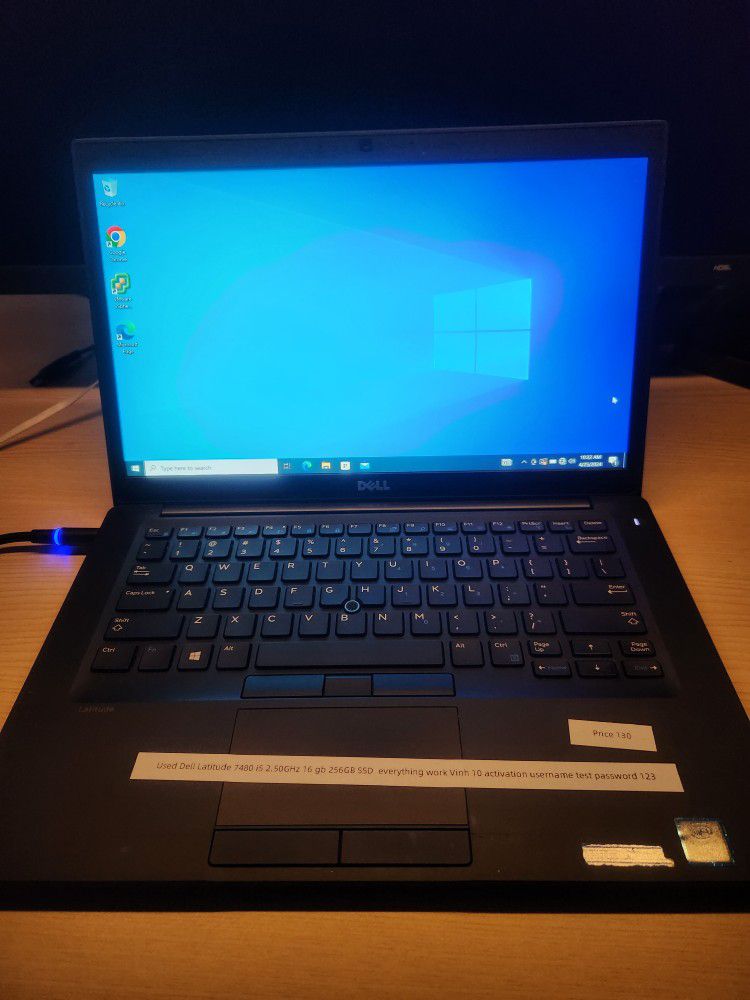 Dell Latitude 7480 Laptop I5 2.50ghz 16gb 256gb ssd everything works