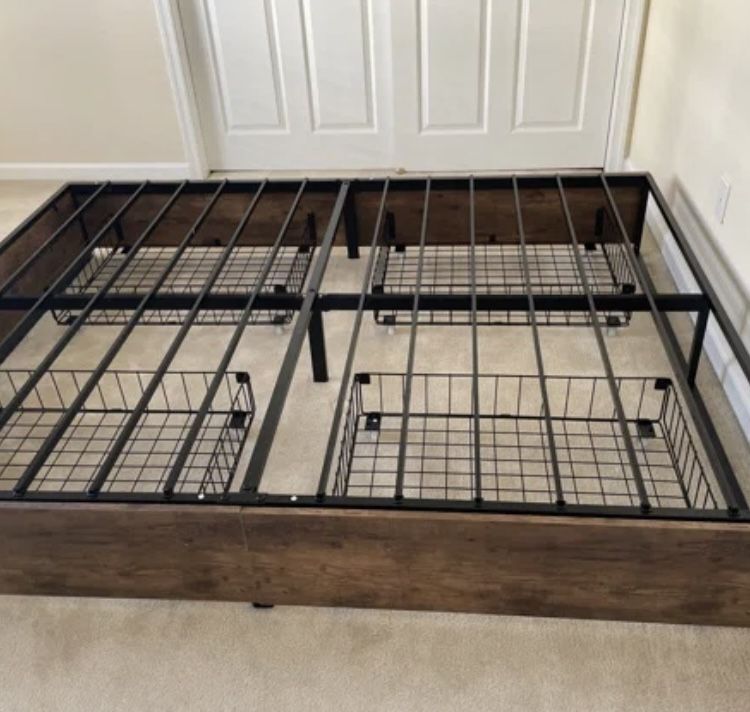 Bed Frame W Storage