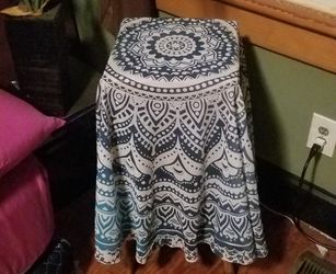 Mandala Table cloth Cover or Wall cover (blue & purple)