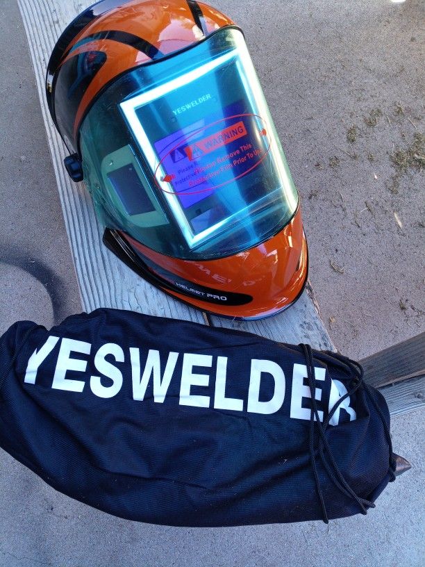 Yes welder Helmet Pro W/Extra Shield
