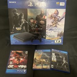 PS4 With Games 