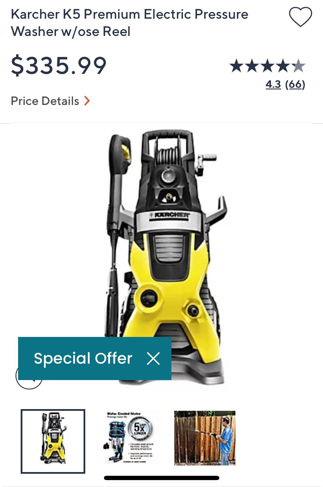 Pressure Washer Machine New $200