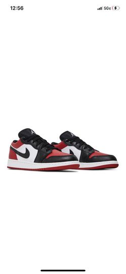 Jordan 1 Low Bred Toe GS