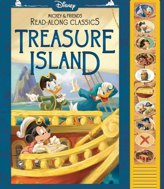 Disney Treasure Island Book Brand NEW!