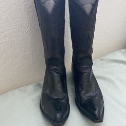 Montana Black Leather Men’s Boots
