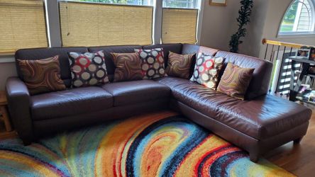 italian Leather Queen Sleeper Sofa