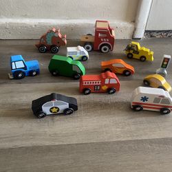 12 -Mix Woden Rescues Cars