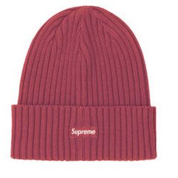 SUPREME Overdyed Red Beanie SS19
