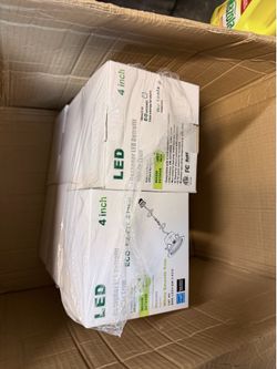 6x 4" LED Retrofit Lights NEW Energy Star Title 24 $60 FIRM - Lot $10 each
