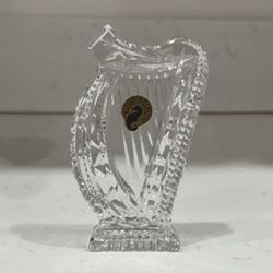 Waterford Crystal Harp Paperweight