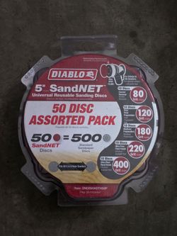 Diablo 5" SandNET 50 Disc Assorted Pack
