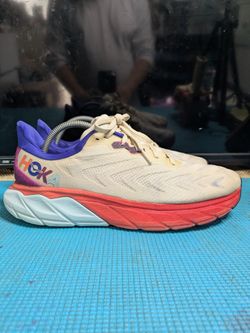 Hoka One One Arahi 6 Mens Size 10.5D Comfort Running Shoes Sneakers Short Bread
