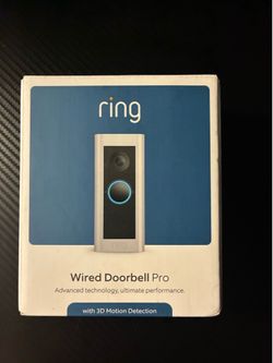 Ring doorbell pro - wired