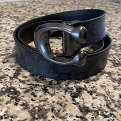 Coach Reversible Belt Size 30 -36